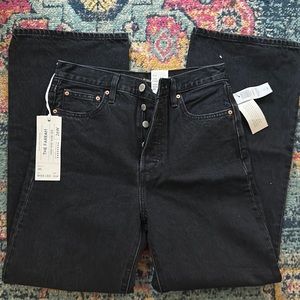 Denim Forum The Farrah High Rise Wide Leg